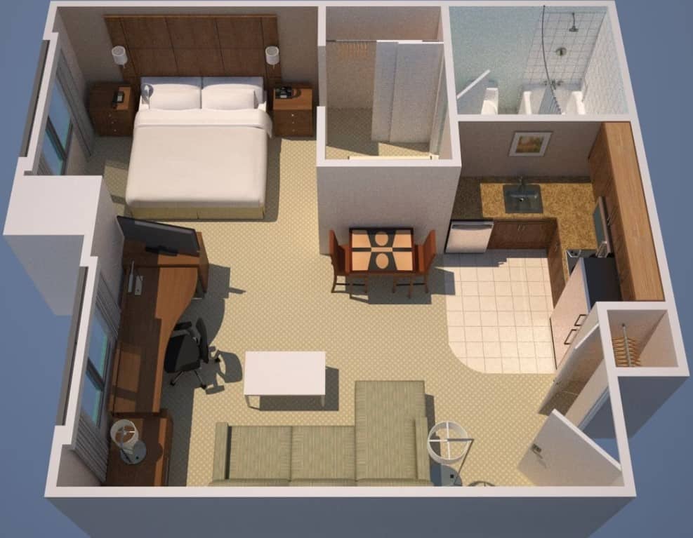 Residence Inn_Suite_Layout